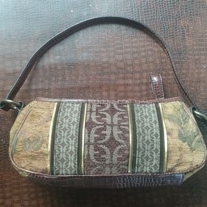 Vintage Fossil Tapestry Purse